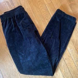 Women’s corduroy black pants